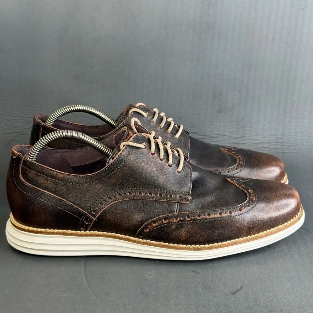Cole Haan Men's OriginalGrand Wingtip Oxford sneaker Shoes size 10